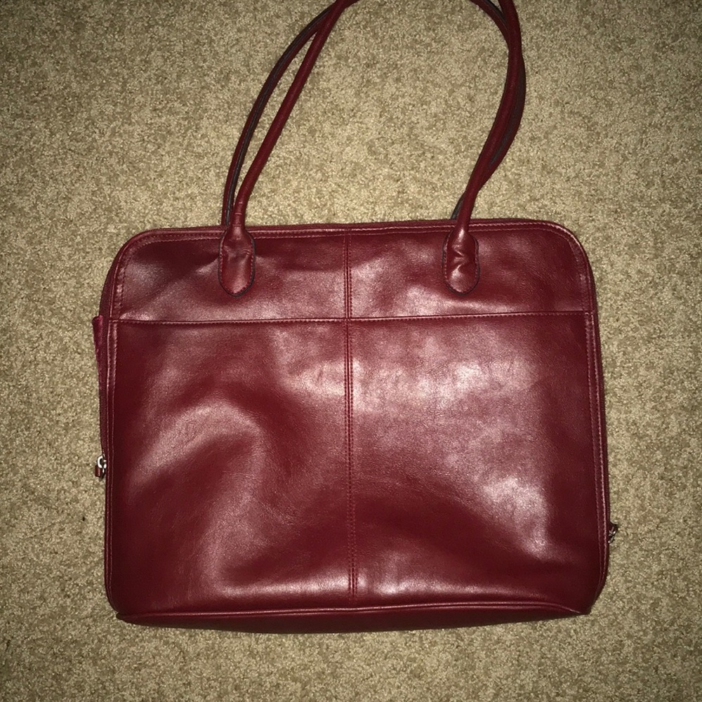 NEVER USED RED LAPTOP BAG